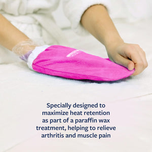 Paraffin Wax Treatment Glove and Bootie Set - Pink