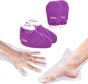 Paraffin Wax Treatment Glove and Bootie Set Combo Pack