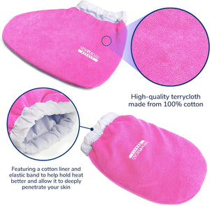 Paraffin Wax Treatment Glove and Bootie Set - Pink