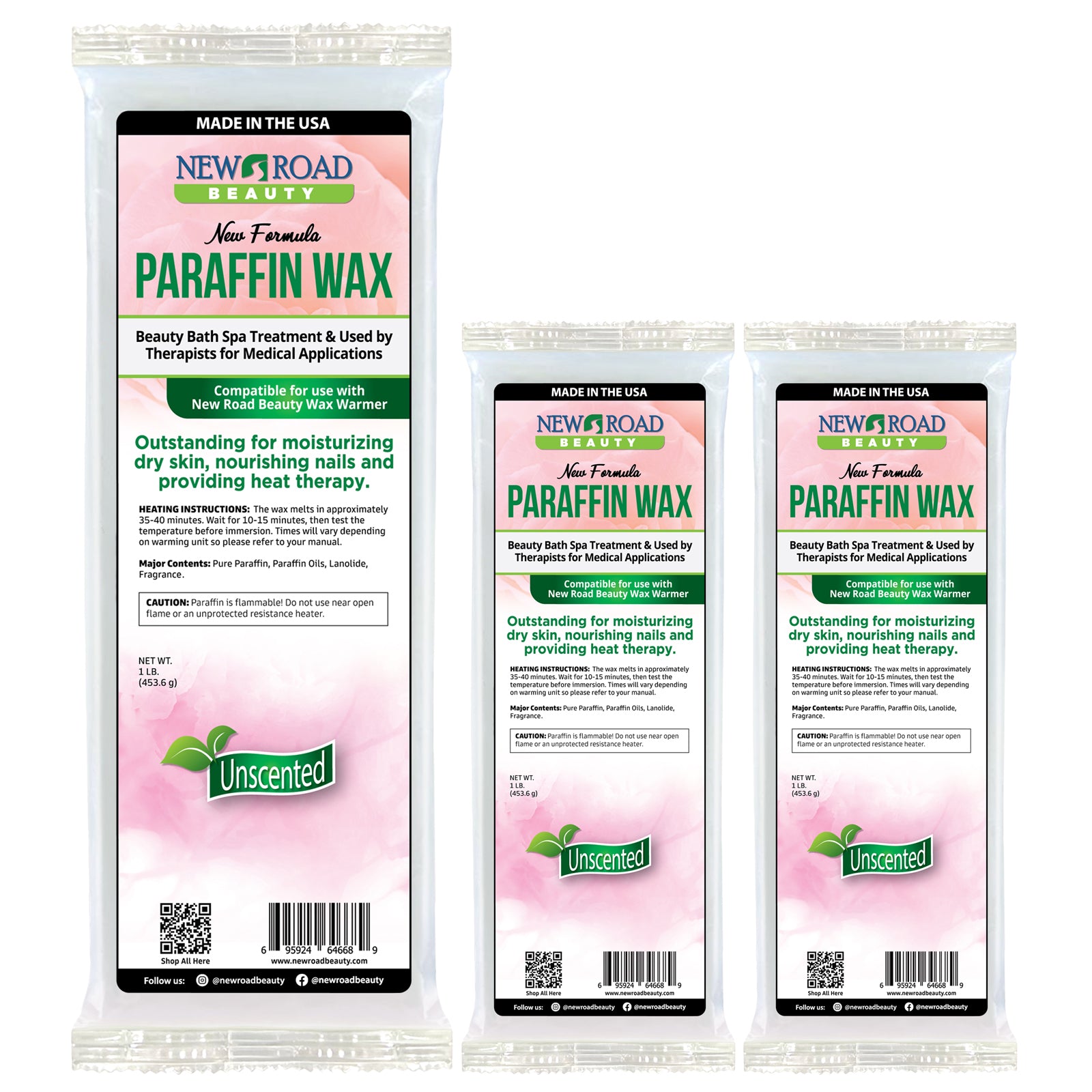 Peach Paraffin Wax Spa Treatment 6-Pack